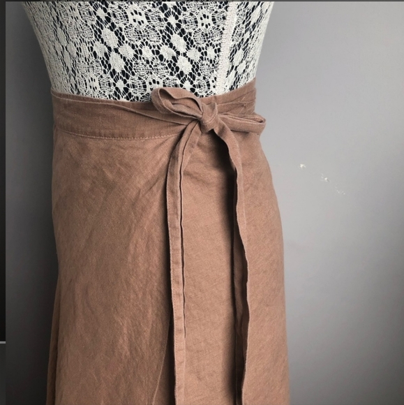 Wilfred 100%linen wrap skirt Eleta size S - Picture 2 of 13
